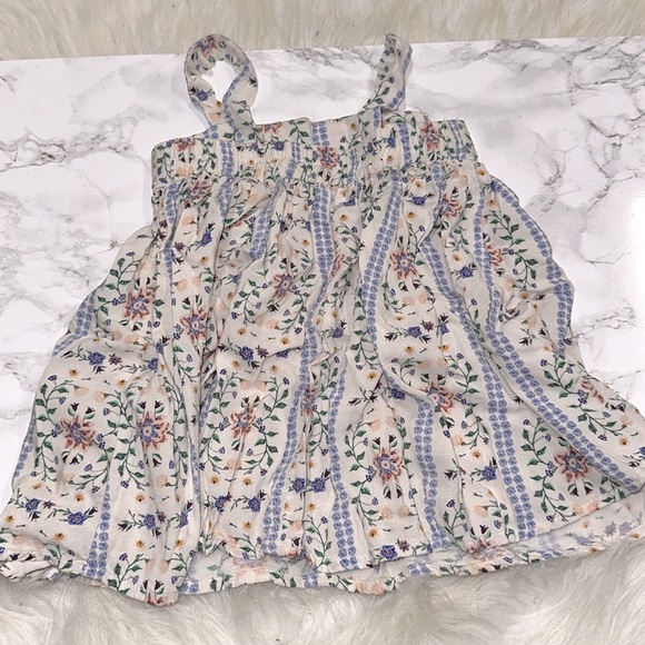 Old navy Floral Patterned Sleeveless Dress side 12-18 months - Picture 5 of 5